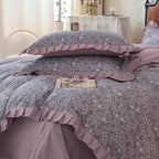 MKXI 100% Cotton Floral Duvet Cover Set - Image 5