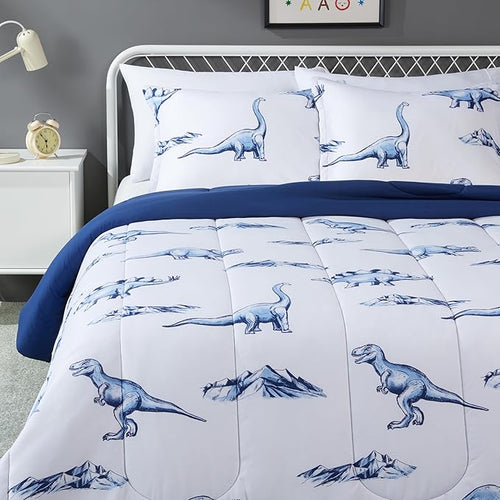 Amazon Basics 3-Piece Microfiber Kids' All Season Comforter and Pillow Sham Set by AmazonBasics