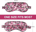 OLESILK 100% Natural Mulberry Silk Sleep Eye Mask Block Out Light, Fashion - Image 5