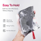 Caveem Exfoliating Body Scrubber, Rough Exfoliation Body Exfoliator Sponge - Image 6
