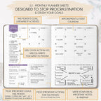 Life Planner - Undated Weekly & Monthly Planner, 12-Month Journey to Increase - Image 4