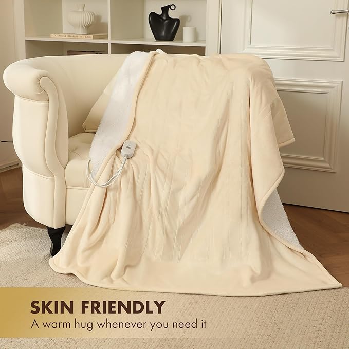 Electric Heated Blanket Twin 62" x 84" - Image 8