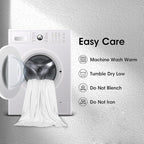 JML Large Microfiber Bath Towels, 6 Pack 30" x 60", Super Absortbent, Fast - Image 8