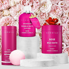 Magnesium Bubble Bath Rose Jasmine Vanilla Long Lasting Foam - Image 6