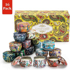 YOROXRG Set 16 Pack Scented Candles Gifts Soy Wax Travel Tin Jar Candles - Image 4