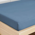 Queen Fitted Sheet Only with Full Elastic & Built in Corner Sheet Straps to - Image 4