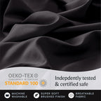 LuxClub 3 PC Sheet Bed Sheets Deep Pockets 18" Eco Friendly Wrinkle - Image 5