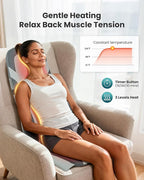 Shiatsu Back Massager with Heat, Full Back Massager - Image 5