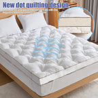 WhatsBedding 4 Inch Memory Foam Mattress Topper Queen - Image 7