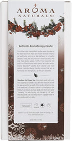 Aroma Naturals Holiday Orange, Clove and Cinnamon Essential Oil Scented Pillar - Image 3