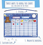 Amonev Magnetic Bedtime Routine Chart Reward Chart and Sleep Training Stay in - Image 3