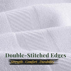 Pearl Linens Bath Towel Set of 12, Economy Cotton 20x40 Hotel Quality White - Image 5