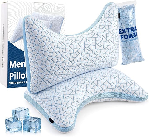 A-Pce Adjustable Pillow, Queen Size Set of 2 Bed Pillows by A-PceforSeat