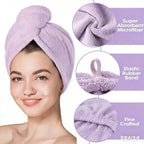 3 Pack Microfiber Hair Towel Wrap - Image 4