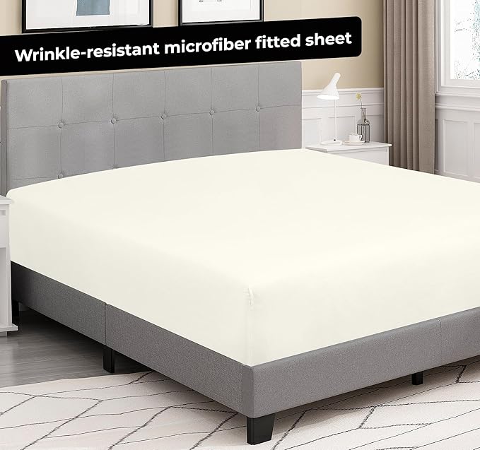 Royale Linens Fitted Sheet Twin - Image 8