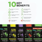 DAILY REMEDY Foot Soak Salts- Variety Pack of 4- Tea Tree Oil, Muscle Relief - Image 4