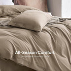 JELLYMONI 100% Washed Cotton Duvet Cover Twin – Soft, Breathable Linen-Look - Image 5