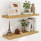 Fun Memories Floating Shelves for Wall, 36 x 9.3 Large Floating Shelf Wall by FunMemories