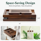 Teak Bathtub Tray, Bath Caddy - Image 5