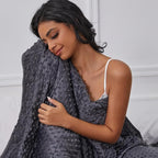 Weighted Blanket for Adults, Comfortable and Soft Throw Weighted Blanket - Image 3
