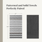 Modern Threads Pax 6-Piece Reversible Yarn Dyed Jacquard Towel Set - Image 6
