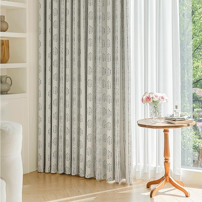 100% Boho Blackout Curtains 84 Inches Long - Image 6