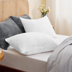 BEDELITE Flannel Pillowcases Standard Set of 2, Super Soft Fleece Pillow Case - Image 2