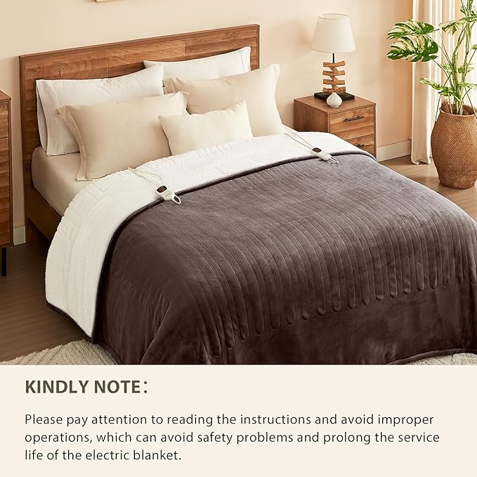 Homemate Electric Heated Blanket King - Image 8