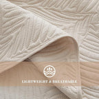 Exclusivo Mezcla Queen Quilt Bedding Set, Lightweight Brich Beige Quilts Queen - Image 5
