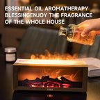 TMEHM Fireplace Flame Air Diffuser Humidifier, 7 Colors Aromatherapy Essential - Image 4