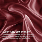 BEDELITE Satin Fitted Sheet and Pillowcase Set, Luxury Soft Similar to Silk - Image 3