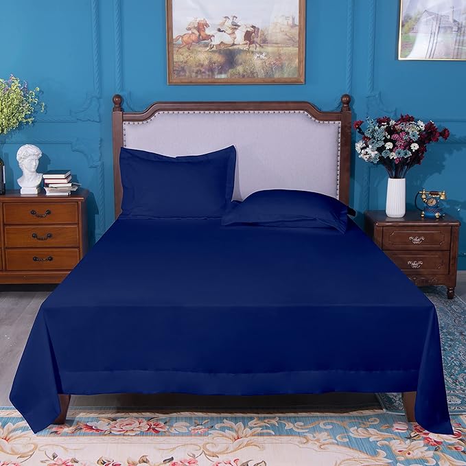 NTBAY Twin Extra-Long Flat Sheet Only - Image 4