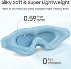 Sleep Mask - Total Blackout 3D Sleeping Mask, Super Lightweight & Silky Soft - Image 4