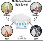 100% Cotton Hair Towel Wrap for Women, Men & Kids – Non-Microfiber 450 GSM - Image 6