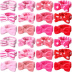 WILLBOND 24 Pieces Spa Headband Bulk Skincare Headbands Face Wash Makeup by Willbond+Technology+Limited