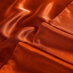 Aormenzy Satin Body Pillow Cover Set of 2, 20x54 Inches Burnt Orange Body - Image 5