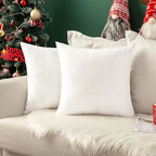 MIULEE Pack of 2 Decorative Outdoor Solid Waterproof Throw Pillow Covers Faux - Image 9