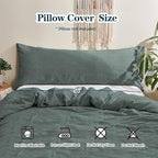 Simple&Opulence Body Pillow Cover 20" x 54", 100% Pure Linen, Ultra Soft and - Image 4
