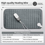 Heating Pad for Pain Relief – 12"x24" Moist/Dry Heat for Back, and Cramps - Image 8