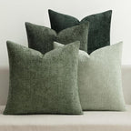 MIULEE Pack of 4 Couch Throw Pillow Covers 20x20 Inch Green Soft Decorative by MIULEE