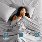 Bare Home King Flat Sheet - Image 3