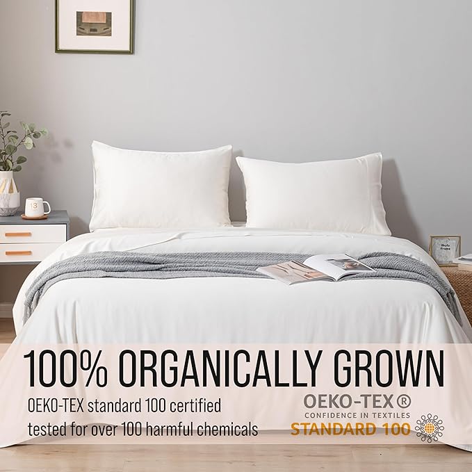 Bella Coterie Queen Size Fitted Sheet Only | Luxury Bamboo Viscose | 100% - Image 4