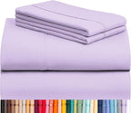 LuxClub 4 PC Full Sheet Set, Deep Pockets Wrinkle Free Cooling Bed Sheets Hotel by LuxClub