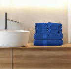 Avalon Towels Luxury 8 Piece Blue Towels Set, 2 Bath Towels, 2 Hand Towels and - Image 6