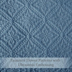 Exclusivo Mezcla California King Quilt Bedding Set, Lightweight Soft Bedspreads - Image 5