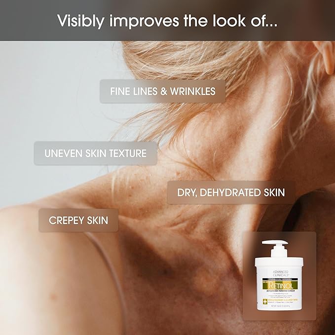 Advanced Clinicals Retinol Body Cream + Green Coffee Bean Oil Thermo - Image 3