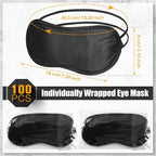Tarpop 100 Pcs Eye Mask Sleeping Blindfold Eye Cover - Image 2