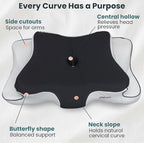 Cervical Neck Pillow for Sleeping – Cooling Memory Foam Cervical Pillow for - Image 4
