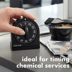 60 Minute Wind Up Timer, Visual Mechanical Timer, from 0 to 60 Minutes - Image 4