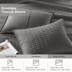 Comfort Spaces Kienna Quilt Set- Double Sided Stitching Design Summer Blanket - Image 5